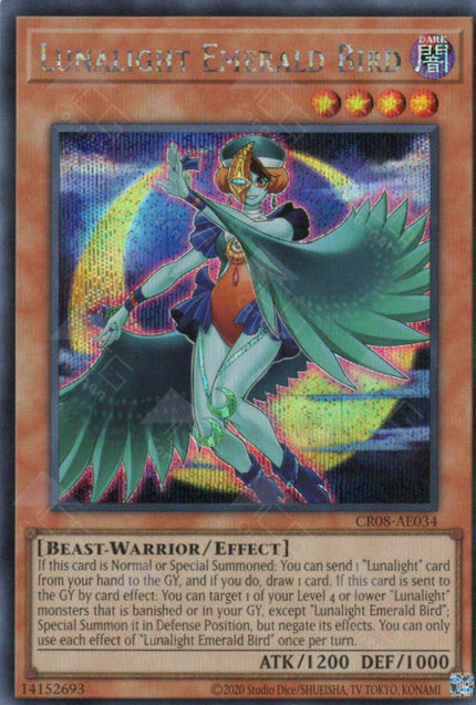 CR08-AE034 Lunalight Emerald Bird (SER)