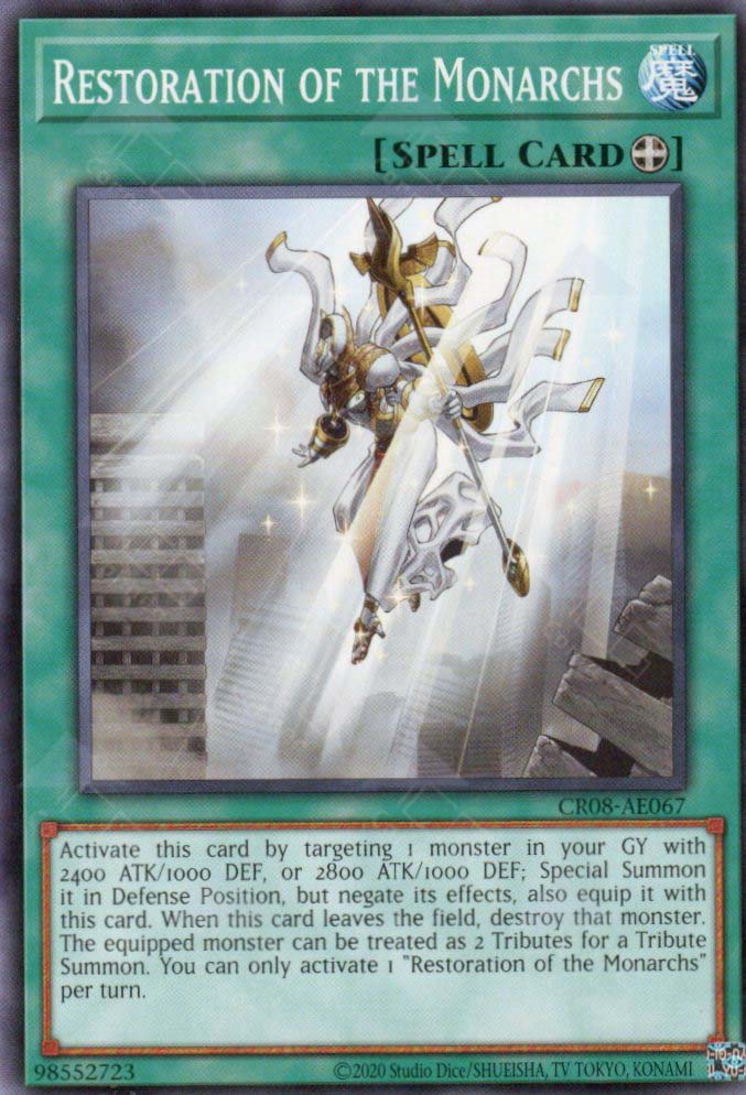 CR08-AE067 Restoration of the Monarchs (N)