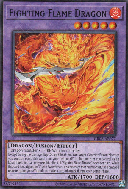 CR08-AE077 Fighting Flame Dragon (N)