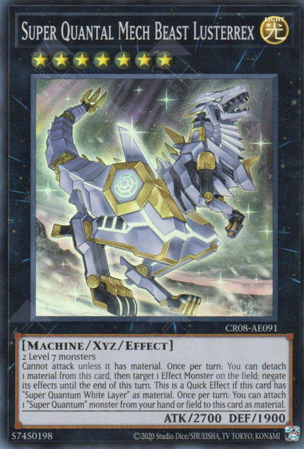 CR08-AE091 Super Quantal Mech Beast Lusterrex (SR)