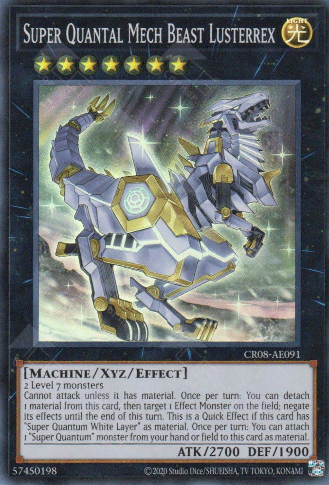 CR08-AE091 Super Quantal Mech Beast Lusterrex (SR)