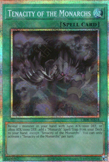 CR08-AES18 Tenacity of the Monarchs (PSER)