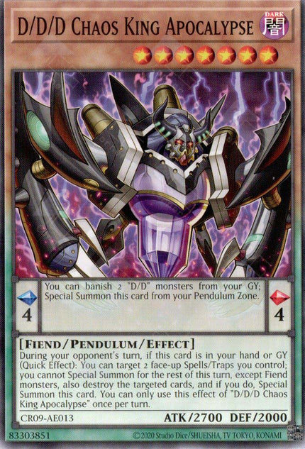 CR09-AE013 D/D/D Chaos King Apocalypse (N)