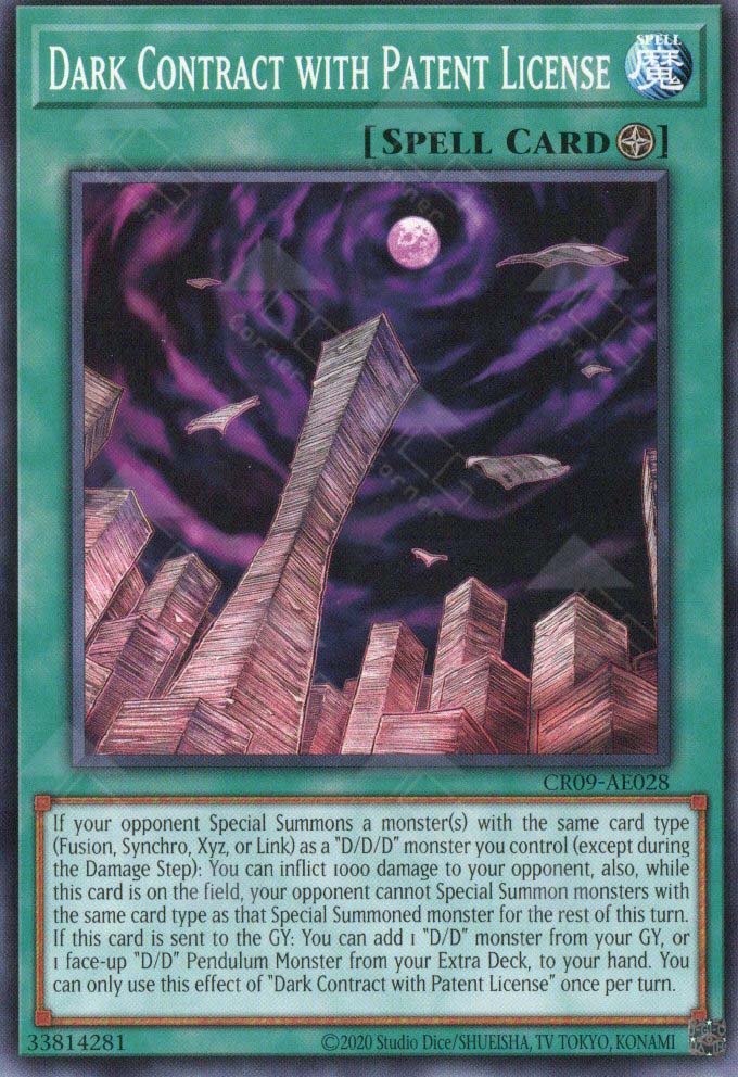 CR09-AE028 Dark Contract with Patent License (N)