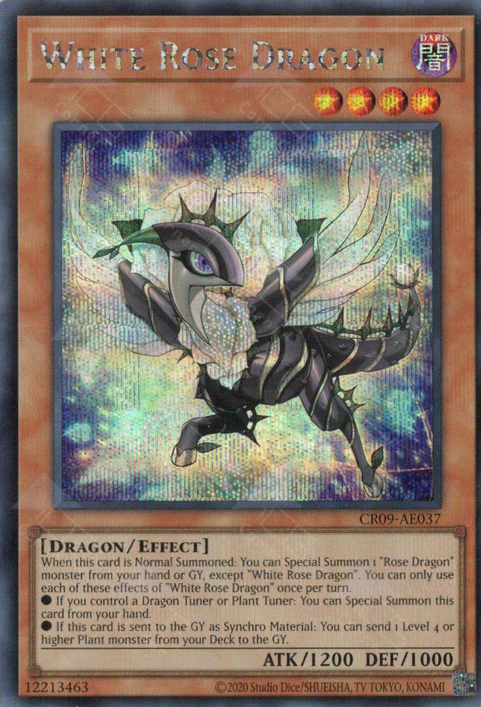 CR09-AE037 White Rose Dragon (SER)