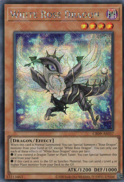 CR09-AE037 White Rose Dragon (SER)