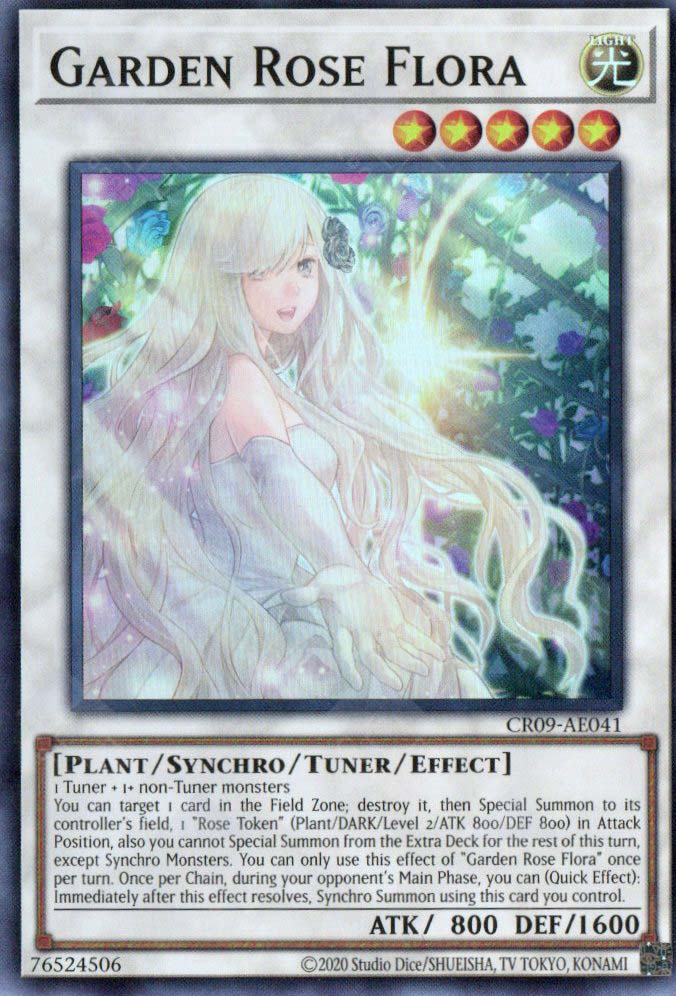 CR09-AE041 Garden Rose Flora (SR)