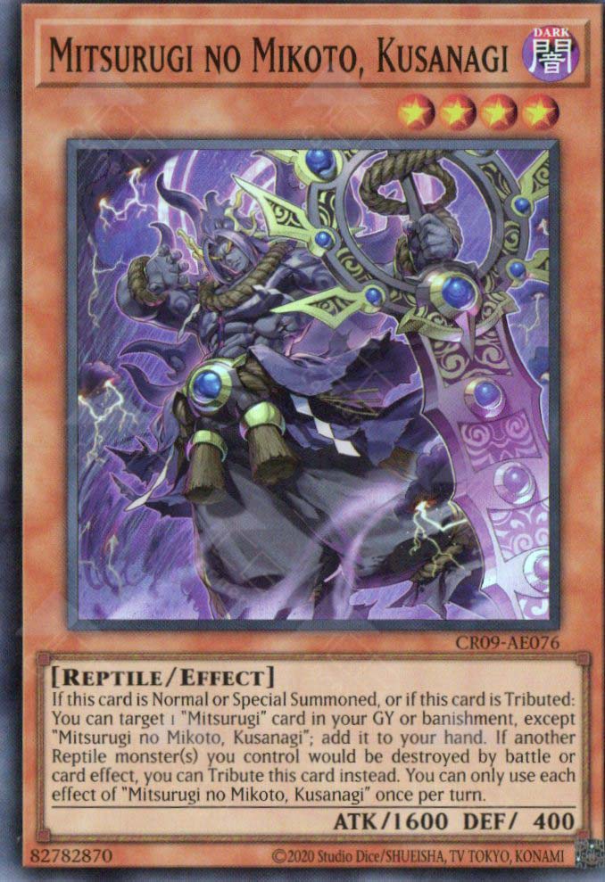 CR09-AE076 Mitsurugi no Mikoto, Kusanagi (SR)