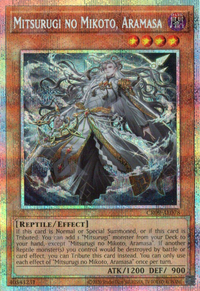 CR09-AE078 Mitsurugi no Mikoto, Aramasa (PSER)