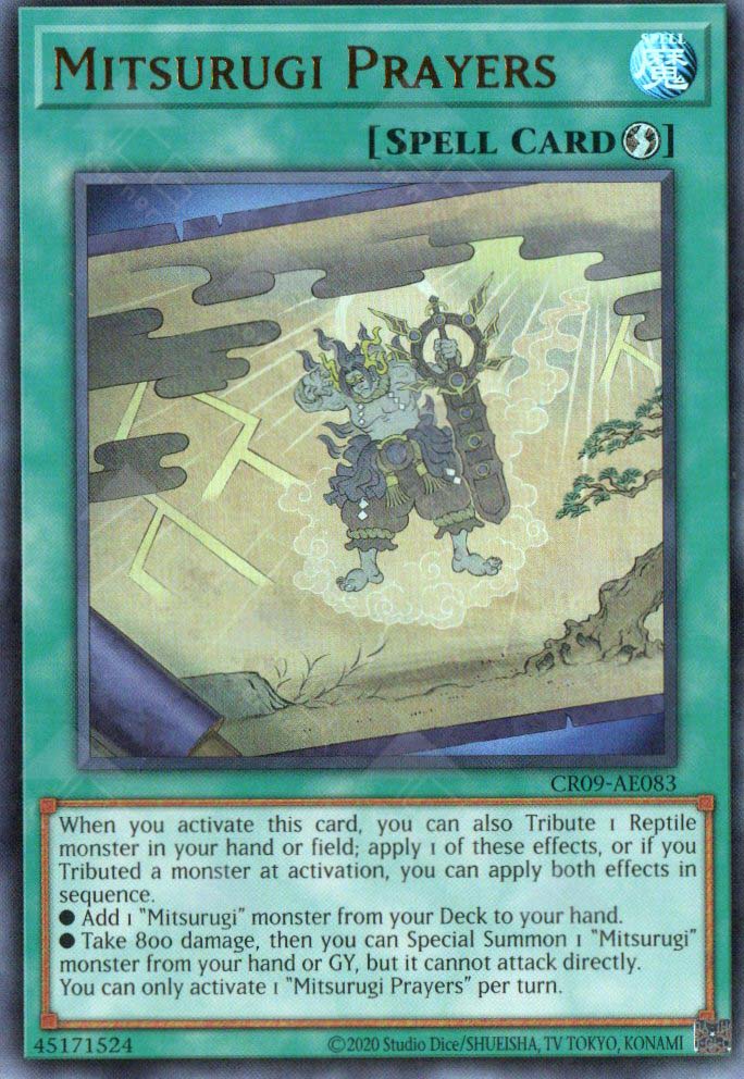 CR09-AE083 Mitsurugi Prayers (UR)