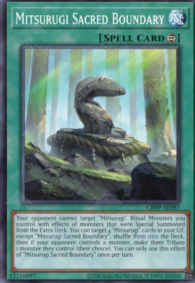 CR09-AE087 Mitsurugi Sacred Boundary (N)
