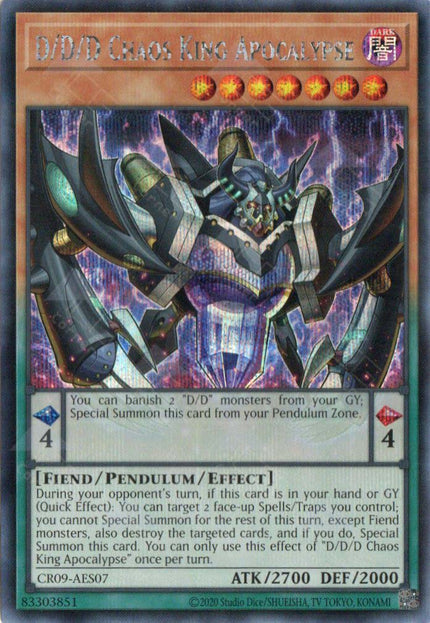 CR09-AES07 D/D/D Chaos King Apocalypse (SER)