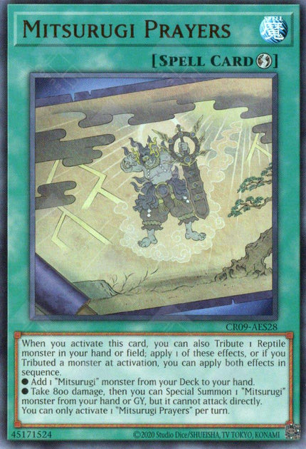 CR09-AES28 Mitsurugi Prayers  (UR)