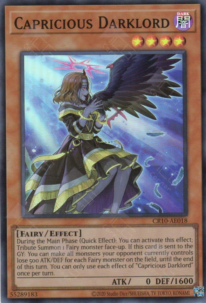 CR10-AE018 Capricious Darklord (SR)