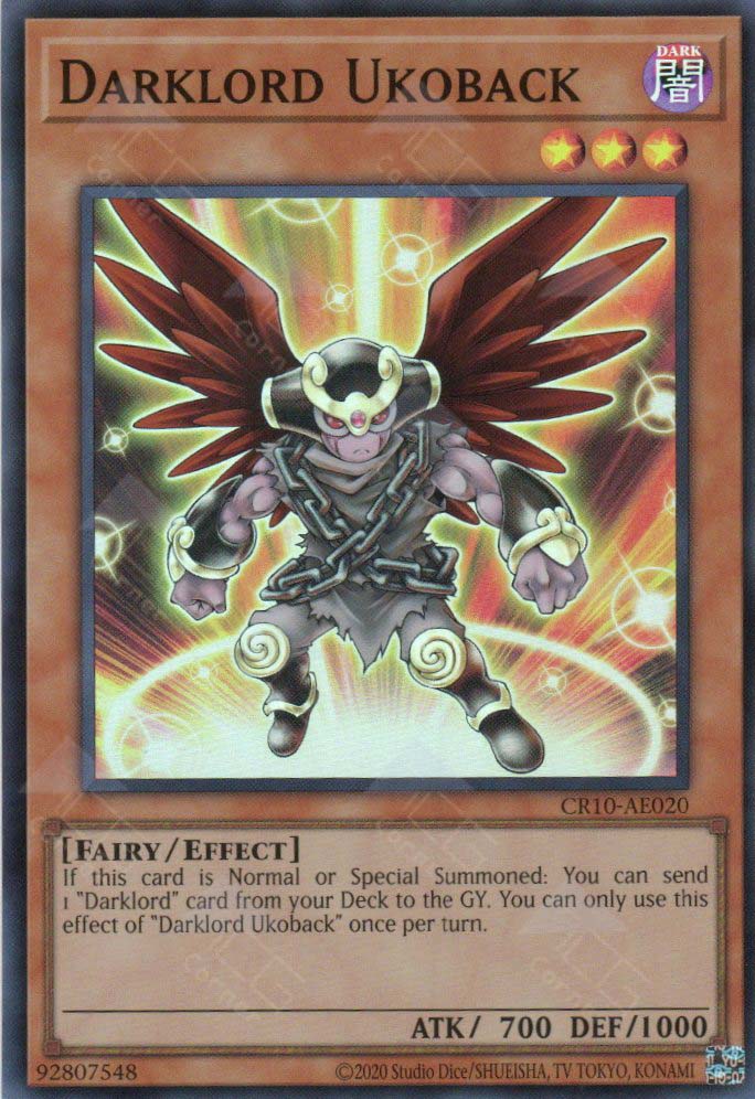 CR10-AE020 Darklord Ukoback (SR)