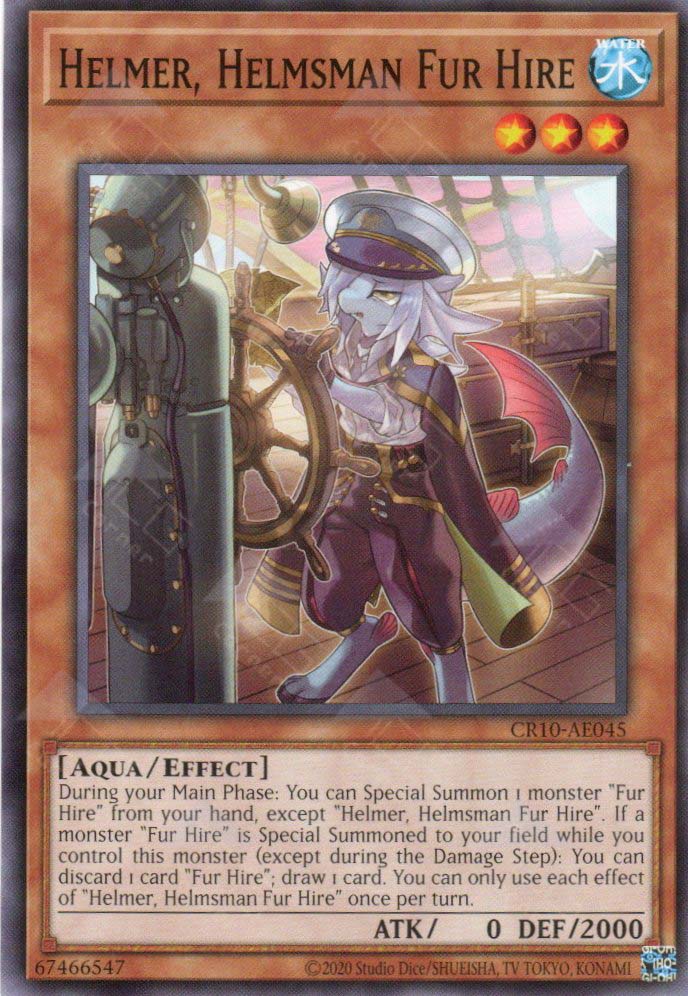 CR10-AE045 Helmer, Helmsman Fur Hire (N)