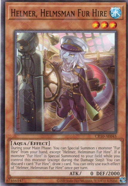 CR10-AE045 Helmer, Helmsman Fur Hire (N)