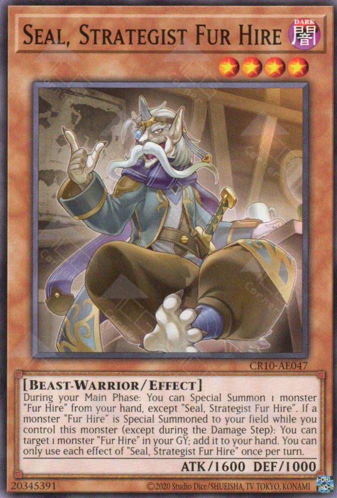 CR10-AE047 Seal, Strategist Fur Hire (N)