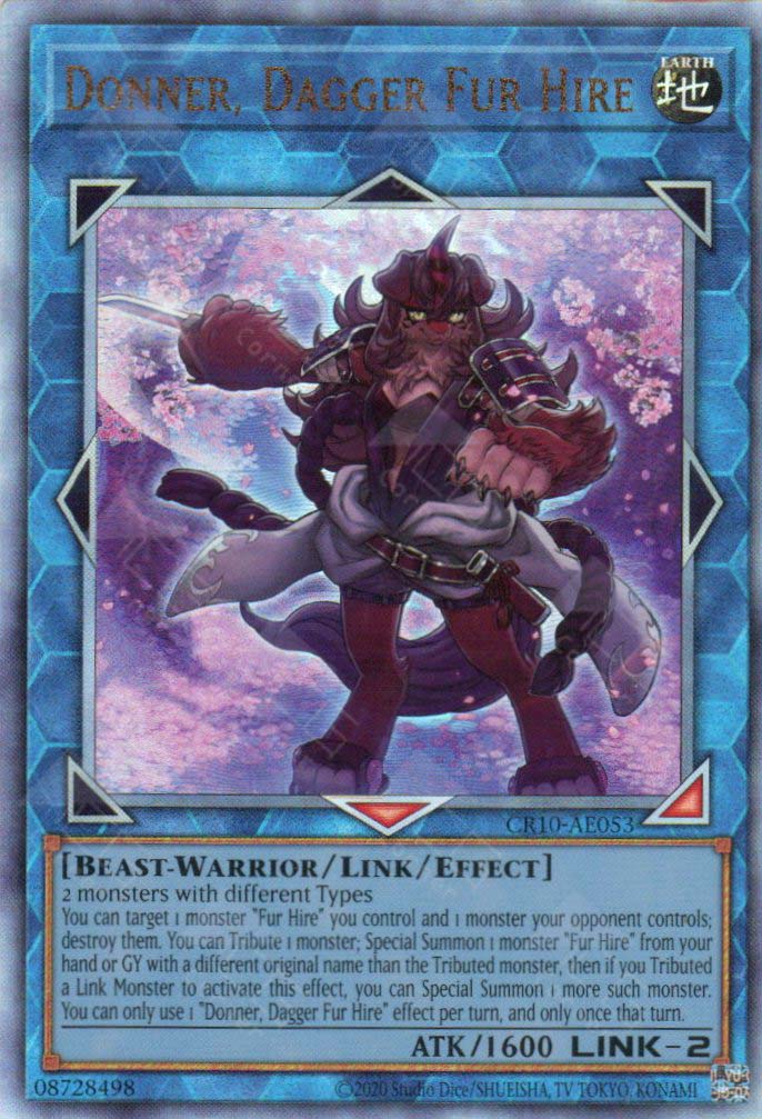 CR10-AE053 Donner, Dagger Fur Hire (UL) (Status B)