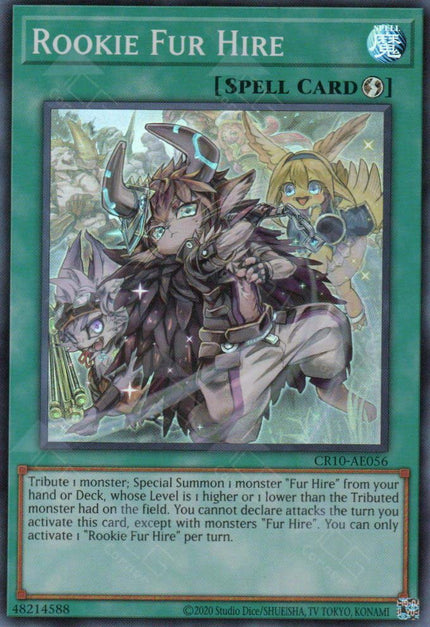 CR10-AE056 Rookie Fur Hire (SR)