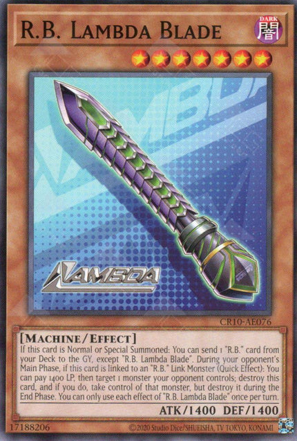 CR10-AE076 R.B. Lambda Blade (N)