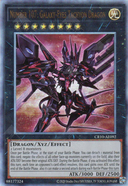 CR10-AE092 Number 107: Galaxy-Eyes Tachyon Dragon (UL)