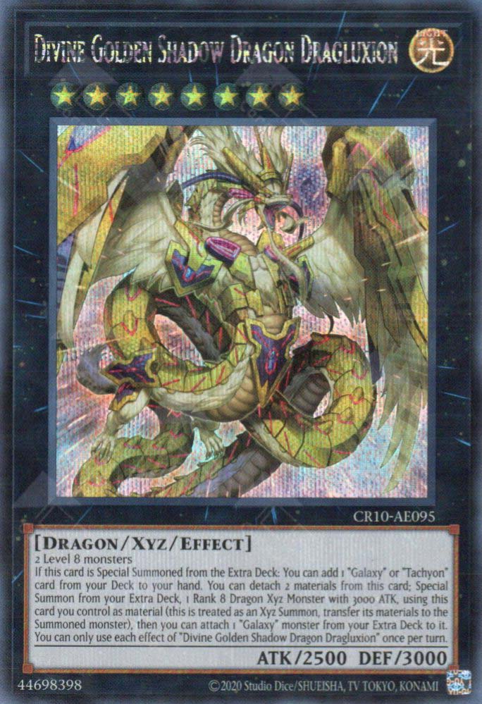 CR10-AE095 Divine Golden Shadow Dragon Dragluxion (SER)