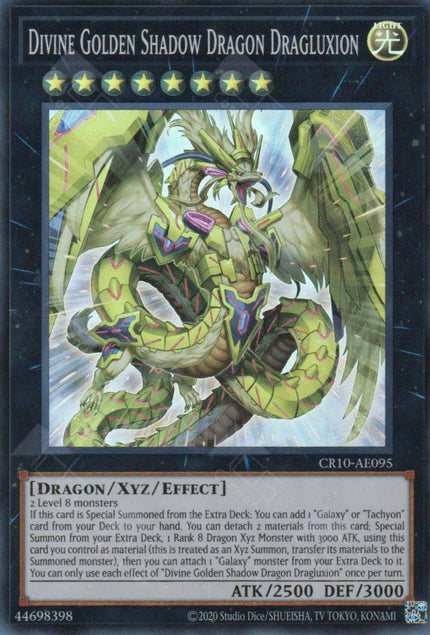 CR10-AE095 Divine Golden Shadow Dragon Dragluxion (SR)