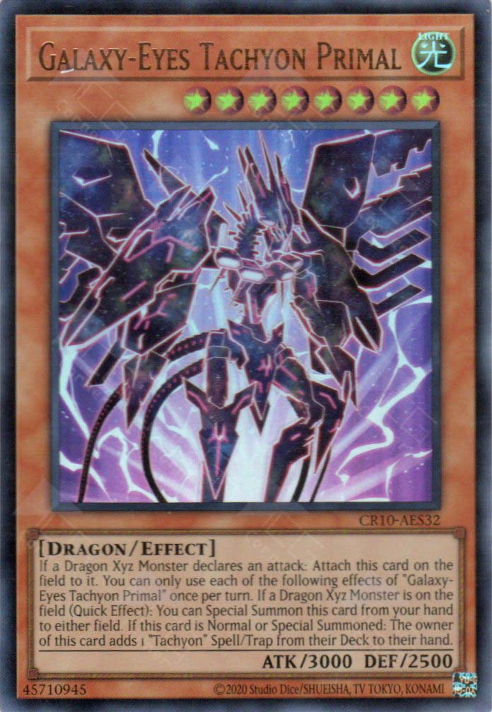 CR10-AES32 Galaxy-Eyes Tachyon Primal (UR)