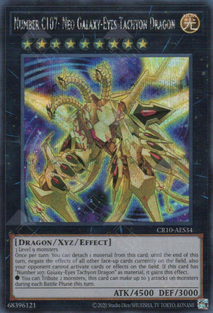 CR10-AES34 Number C107: Neo Galaxy-Eyes Tachyon Dragon (SER)