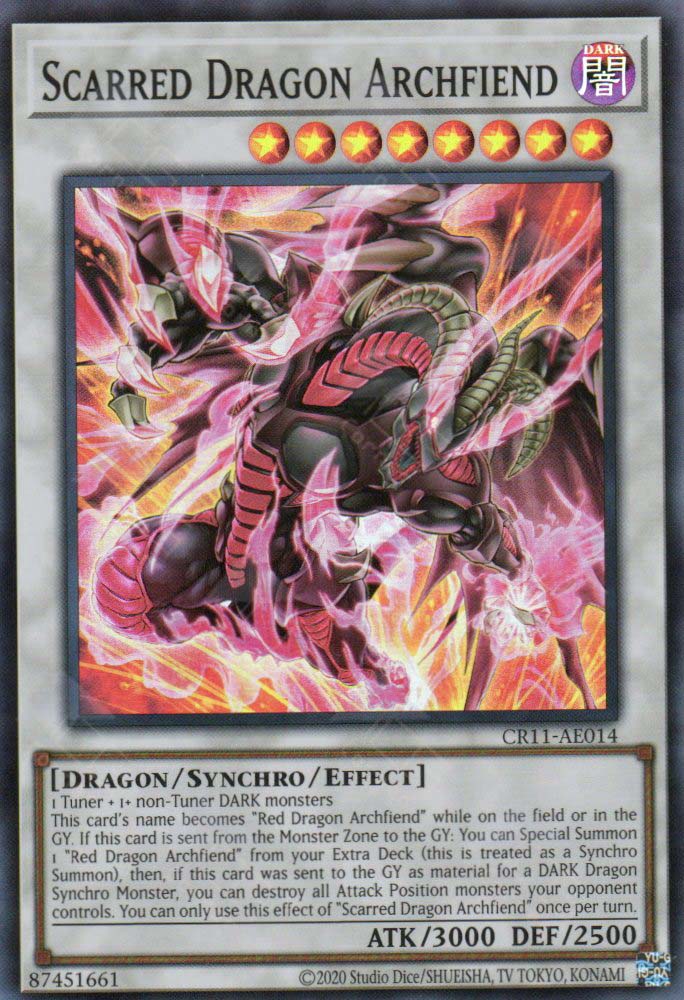 CR11-AE014 Scarred Dragon Archfiend (SR)