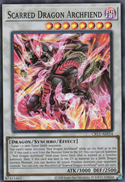 CR11-AE014 Scarred Dragon Archfiend (SR)