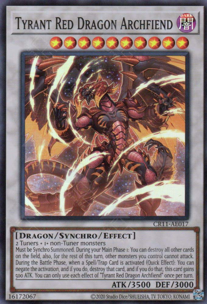 CR11-AE017 Tyrant Red Dragon Archfiend (SR)