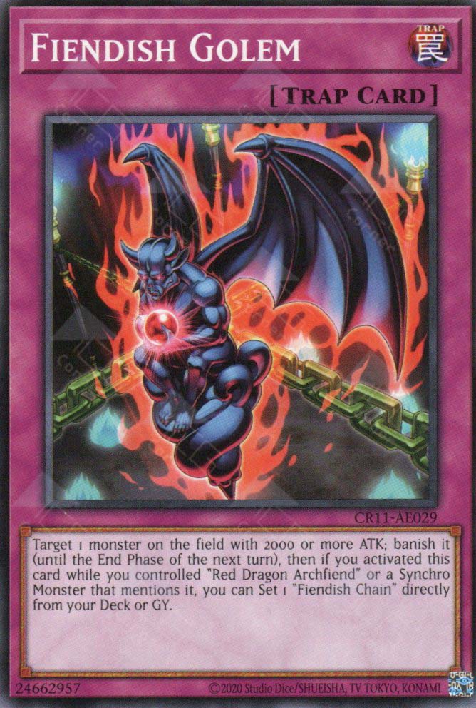 CR11-AE029 Fiendish Golem (N)