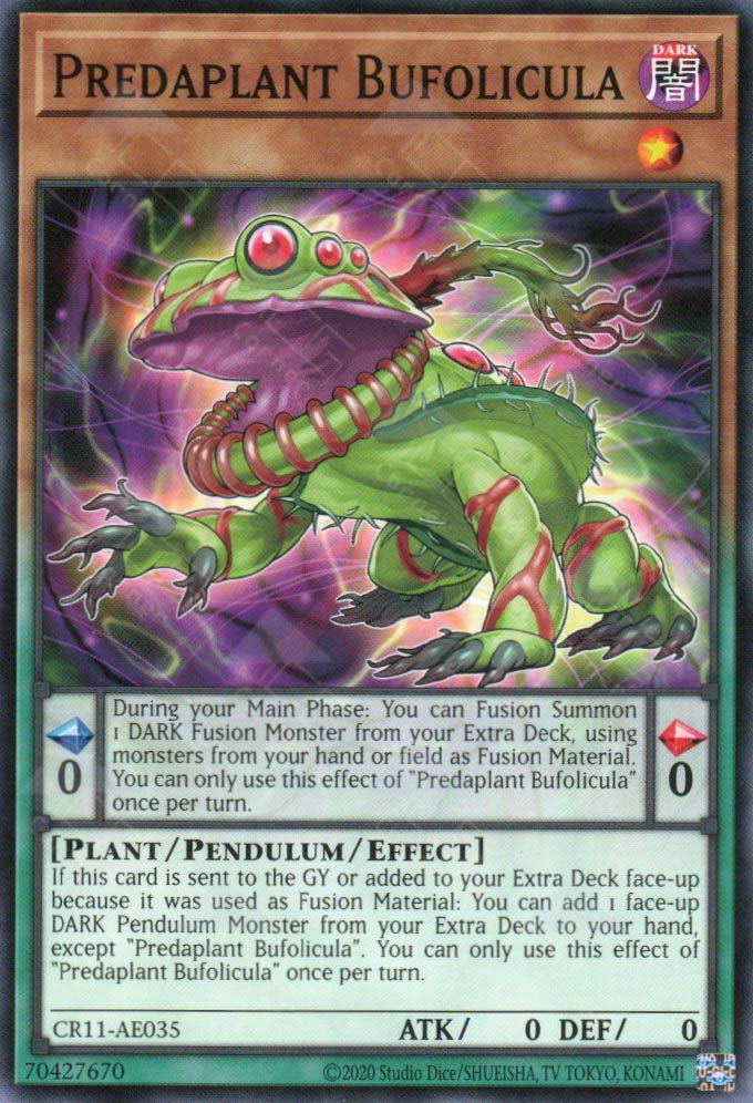 CR11-AE035 Predaplant Bufolicula (N)