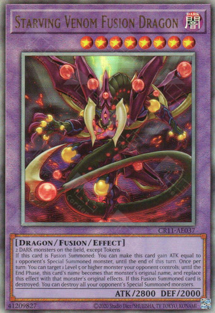 CR11-AE037 Starving Venom Fusion Dragon (UL)