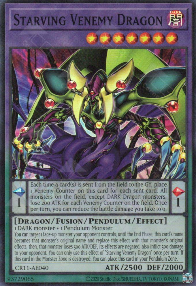 CR11-AE040 Starving Venemy Dragon (SR)