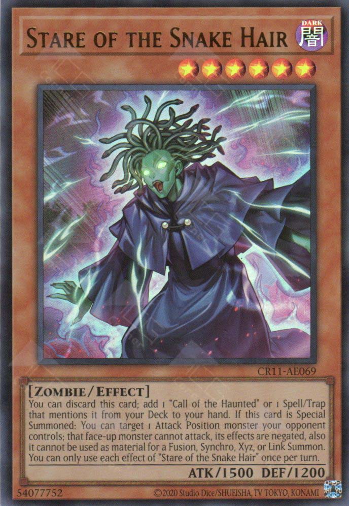 CR11-AE069 Stare of the Snake Hair (UR)