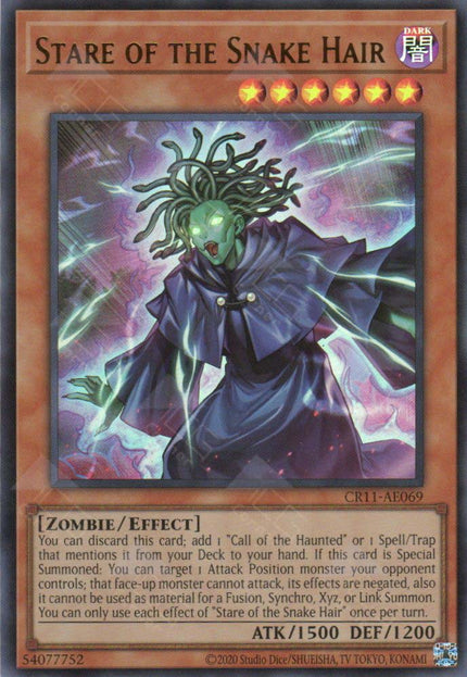 CR11-AE069 Stare of the Snake Hair (UR)