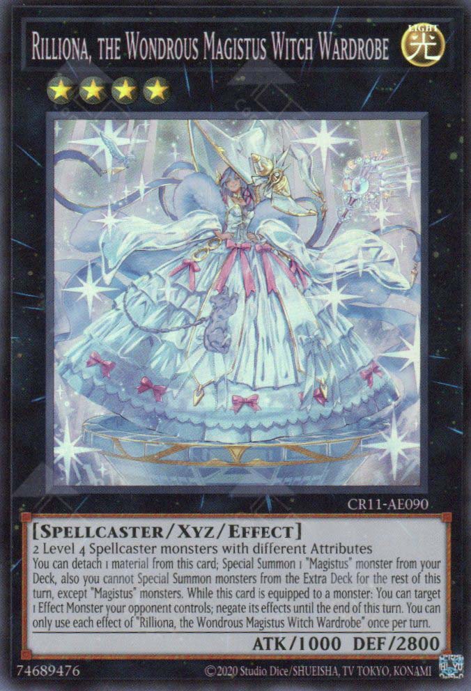 CR11-AE090 Rilliona, the Wondrous Magistus Witch Wardrobe (SR)