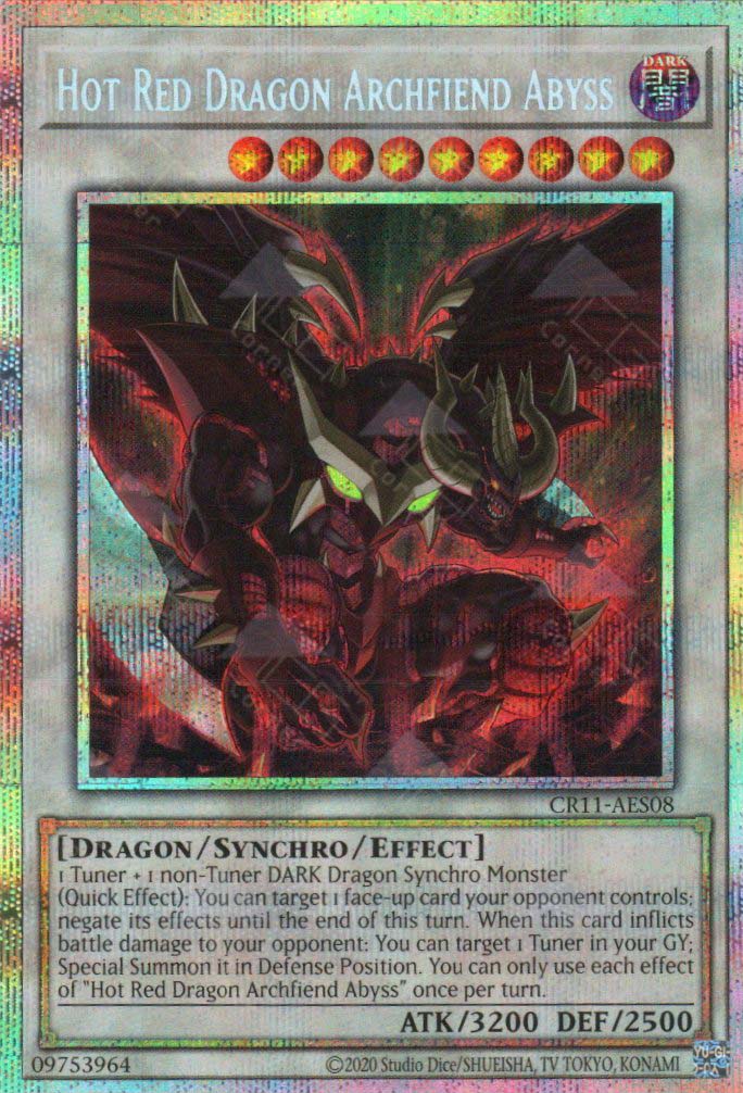 CR11-AES08 Hot Red Dragon Archfiend Abyss (PSER)