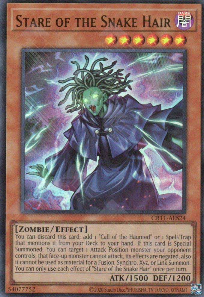 CR11-AES24 Stare of the Snake Hair (UR)
