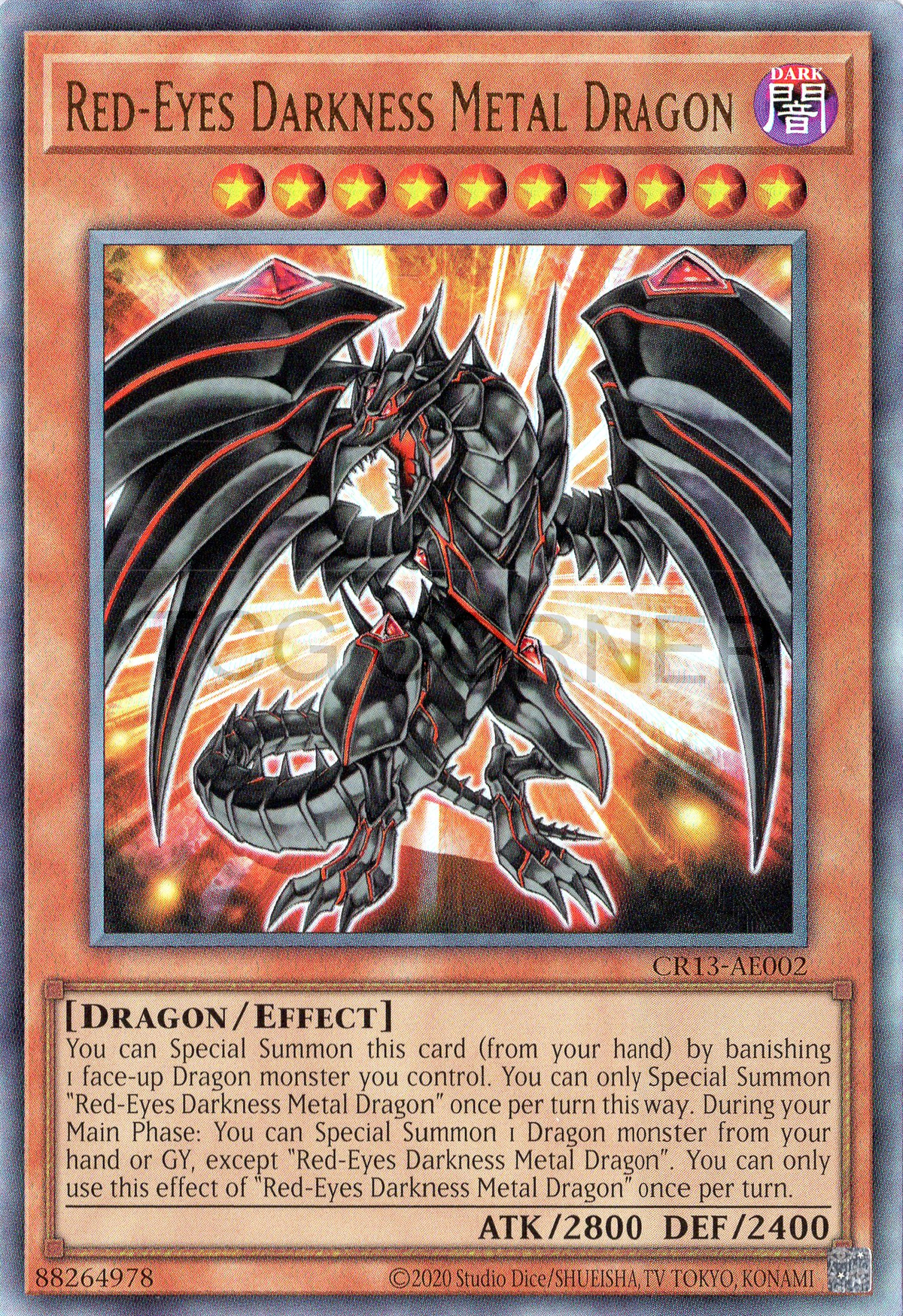 CR13-AE002 Red-Eyes Darkness Metal Dragon (UL)