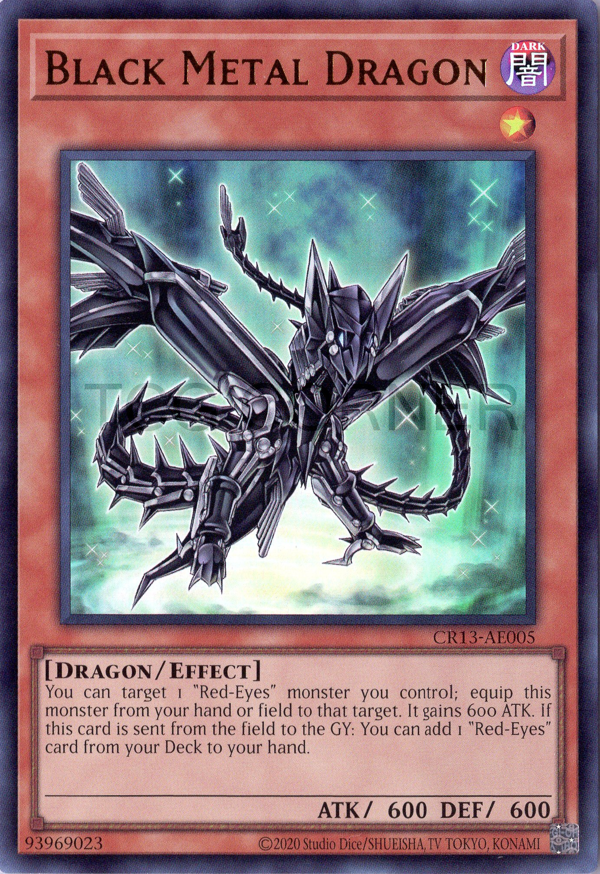 CR13-AE005 Black Metal Dragon (UR)