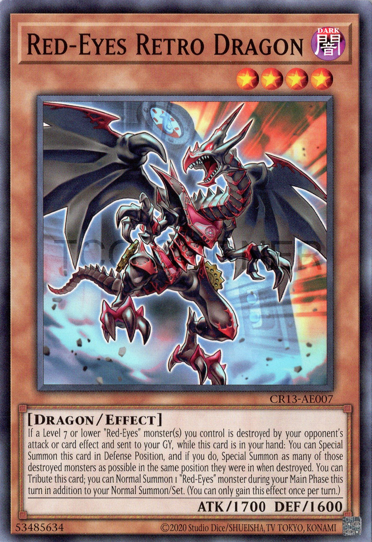 CR13-AE007 Red-Eyes Retro Dragon (N)