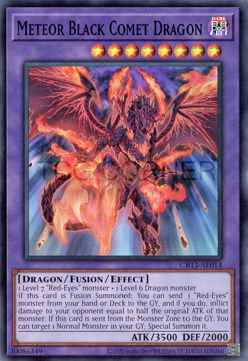 CR13-AE014 Meteor Black Comet Dragon (SR)