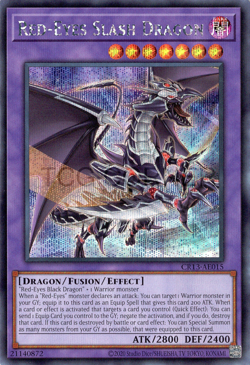 CR13-AE015 Red-Eyes Slash Dragon (SER)