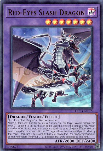 CR13-AE015 Red-Eyes Slash Dragon (UR)