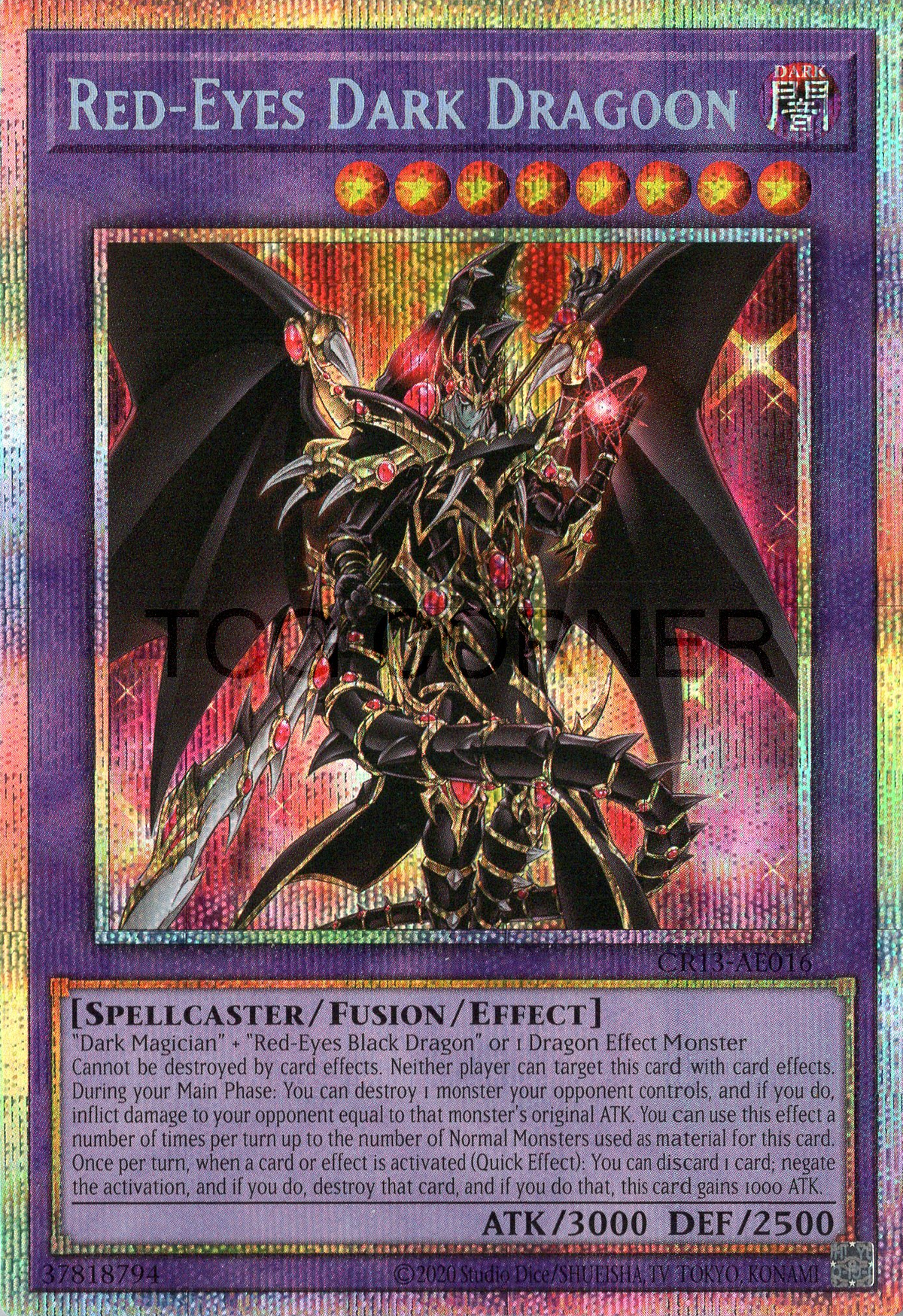 CR13-AE016 Red-Eyes Dark Dragoon (PSER)