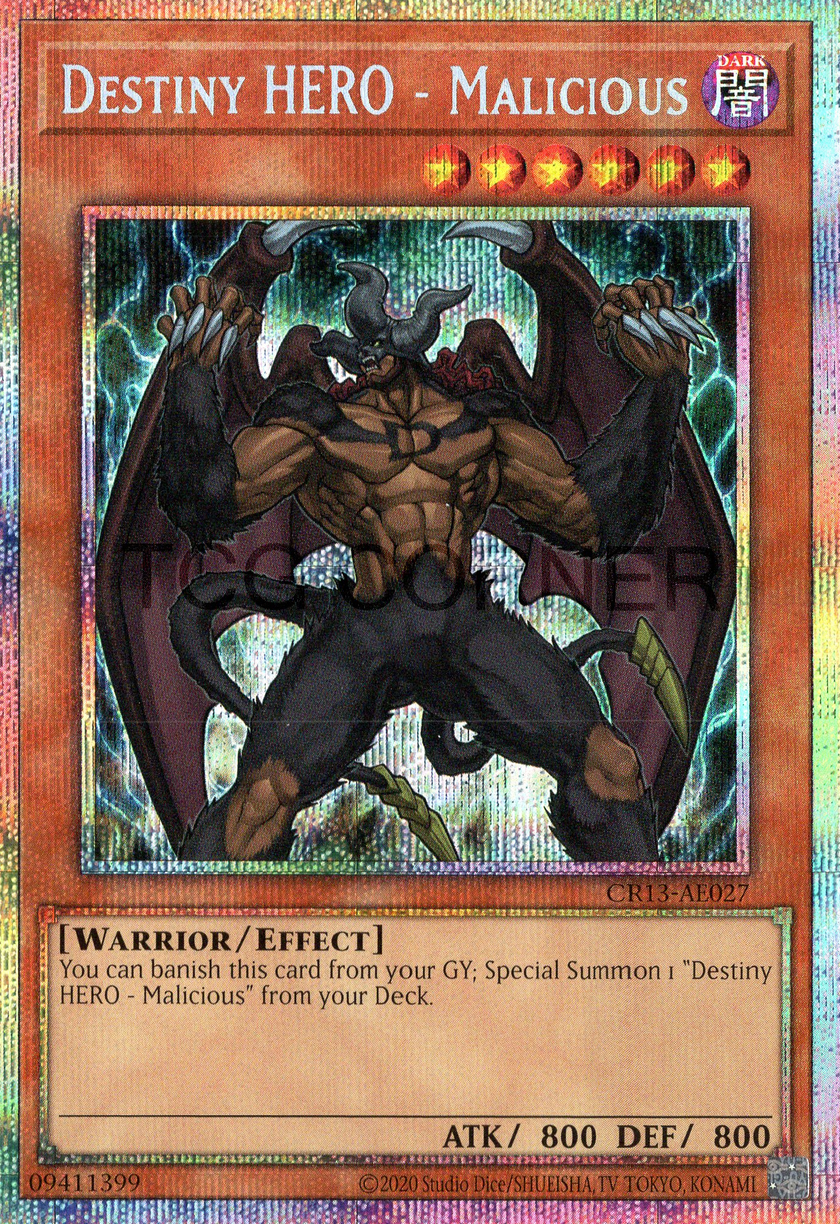 CR13-AE027 Destiny HERO - Malicious (PSER)